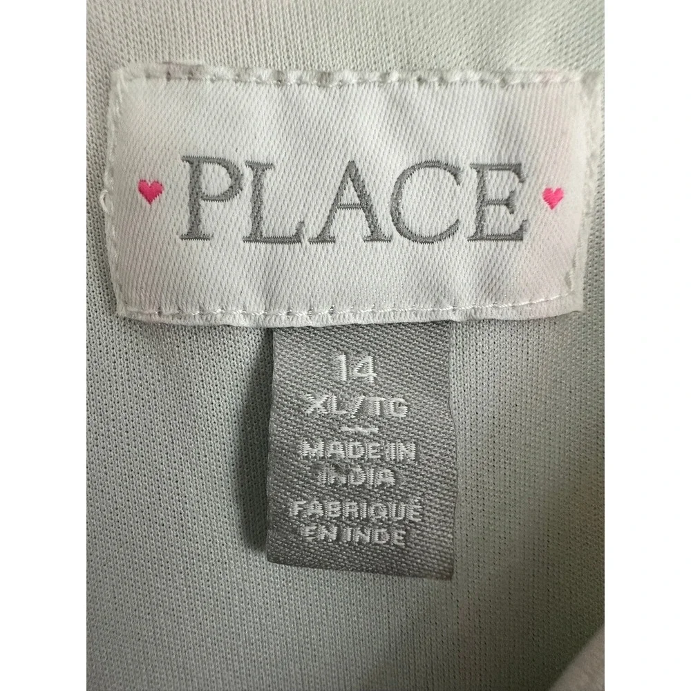 The Childrens Place Girls Watercolor Abstract Handkerchief Hem Dress Size 14 XL